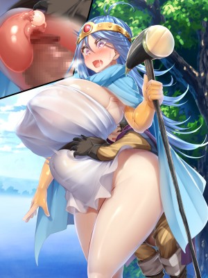 (同人CG集) [かわはぎ亭] 性器が呪われた装備～合体したまま二人旅～ (ドラゴンクエストIII)_textless_008