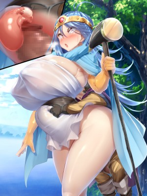 (同人CG集) [かわはぎ亭] 性器が呪われた装備～合体したまま二人旅～ (ドラゴンクエストIII)_textless_010