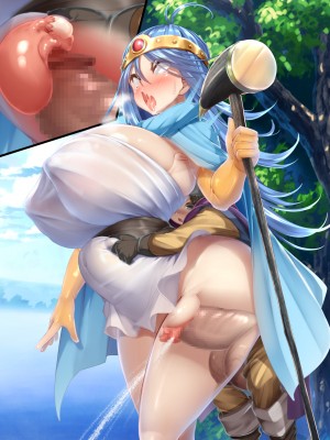 (同人CG集) [かわはぎ亭] 性器が呪われた装備～合体したまま二人旅～ (ドラゴンクエストIII)_textless_011