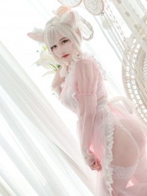 [小仓千代w] 透明粉色女仆_10