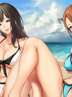 [プリュンヒルデ (翠野タヌキ)] 性欲を持て余すビッチな巨乳お姉さんに生ハメ中出しできるハーレムリゾートビーチ_289