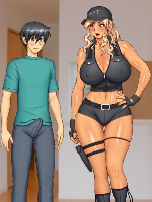 [逝印乳業 (逝印)] エロコスプレで挑発ギャルママ_094