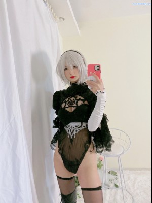 51酱 - NO.02 2B Black Bride_53_www.8kcosplay.com53