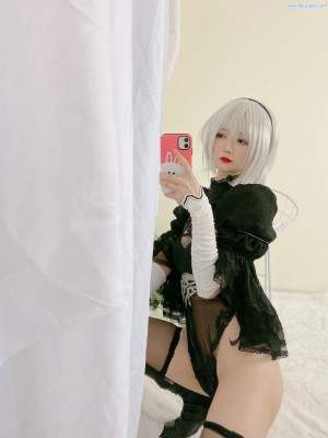 51酱 - NO.02 2B Black Bride_47_www.8kcosplay.com47
