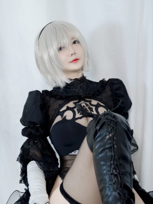 51酱 - NO.02 2B Black Bride_17_www.8kcosplay.com17