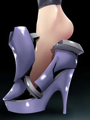 [おばけキャンドル] 邪悪な巨乳アンドロイド、正義のロボットを確保_104