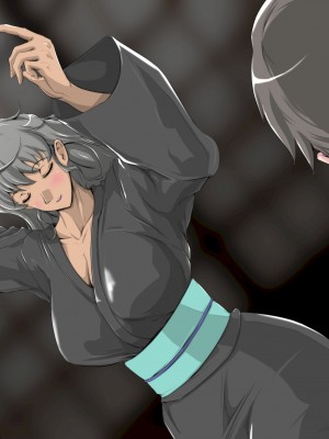 [おばけキャンドル] 褐色巨乳女剣士の弟子「お師様!ダメですってば!」_180