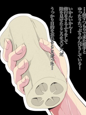 [おばけキャンドル] 褐色巨乳女剣士の弟子「お師様!ダメですってば!」_025