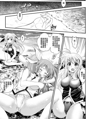[Kouga×新桥月白日语社] (C80) [メタボ喫茶異臭騒ぎ (いたちょう、カキコ)] 南の島で危機100発 (魔法少女リリカルなのは)_07