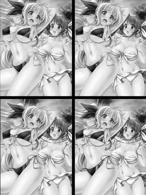 [Kouga×新桥月白日语社] (C80) [メタボ喫茶異臭騒ぎ (いたちょう、カキコ)] 南の島で危機100発 (魔法少女リリカルなのは)_35