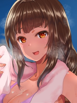 [STUDIOふあん (来鈍)] 陸上部女子は俺の生オナホ！！！校内種付け編 褐色肌版 Part1_056