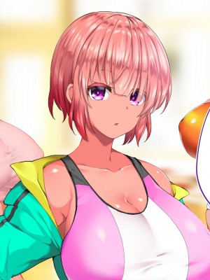 [STUDIOふあん (来鈍)] 陸上部女子は俺の生オナホ！！！校内種付け編 褐色肌版 Part1_1436