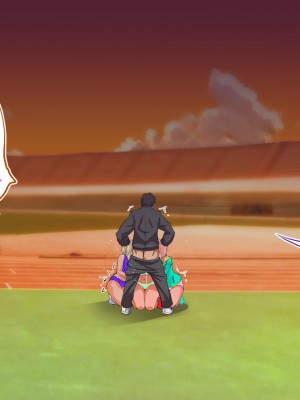 [STUDIOふあん (来鈍)] 陸上部女子は俺の生オナホ！！！校内種付け編 褐色肌版 Part2_135