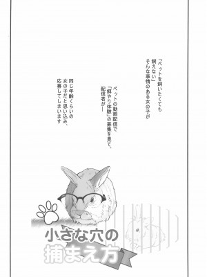 (C99) [冬宮 (冬嗣)] 小さな穴の捕まえ方_04
