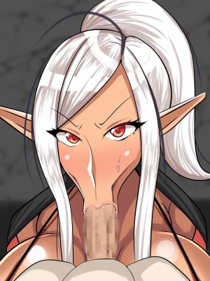 [ケセラ・セラ (瀬良透)] 爆乳ダークエルフがショタちんで「おっ!おっ!」～352歳ダークエルフが助平小僧に騙されセックス♪～_096