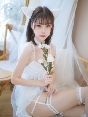 许岚LAN - 少女白色裙_41