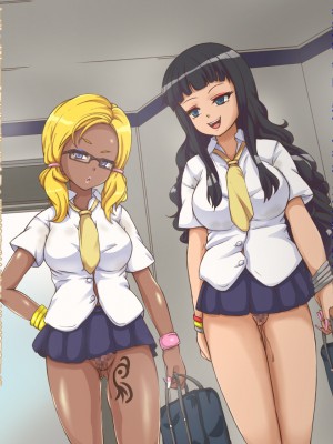 [村长个人汉化][mega w] 女が全てなビッチになった日常 学園編_005