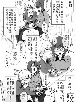 [蝶咲个人汉化] (ふたけっと5) [虞犯少年] ふたまほせーよく日記 (ガールズ&パンツァー)_03