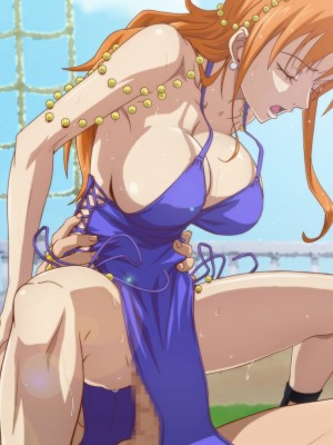 (同人CG集) [乳ふぇいす] WeatherReport (ワンピース)_35_034