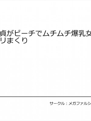 [ファルシオン] 童貞がビーチでムチムチ爆乳女とヤリまくり_088_088
