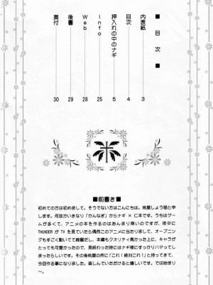 [Wingqena個人漢化] (C75) [U.R.C (桃屋しょう猫)] 押入れの中のナギ (かんなぎ) [無修正]_03