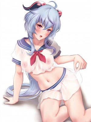 [江戸川浪漫] セーラー服甘雨 (原神) [黎欧x苍蓝星汉化组]_17