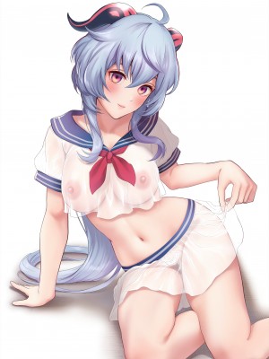 [江戸川浪漫] セーラー服甘雨 (原神) [黎欧x苍蓝星汉化组]_16