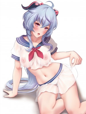 [江戸川浪漫] セーラー服甘雨 (原神) [黎欧x苍蓝星汉化组]_15