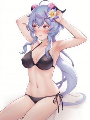 [江戶川浪漫] 甘雨水着 (原神) [黎欧x苍蓝星汉化组]_09