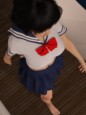 [3D][BlackK Studio] 忘れられない夏2~最終完結編~ セックス三昧の夏休み～女担任の家庭訪問と隣の女子高生シッターのあられもない痴態!最後はおじいちゃんも我慢できなくて_0154