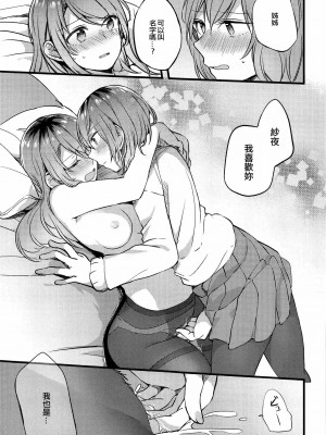 [EZR個人漢化] (C95) [畑を耕すだけ (みかん氏)] 妹がいない休日 (BanG Dream!)_18