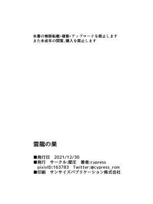 [犀圧 (cypress)] 雲龍の巣 (艦隊これくしょん -艦これ-) [DL版]_20