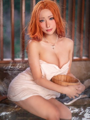 雨波 ブリーチ 乱菊 温泉 コスプレ_32_31