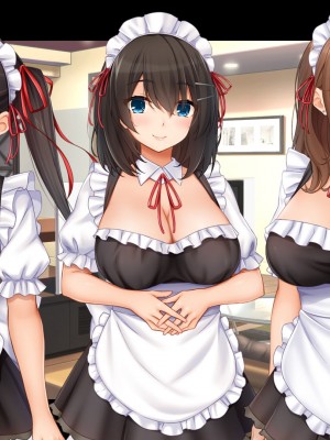 [スタジオ山ロマン (cccpo)] トリプルま●こに挿れ放題!次はメイドで4Pハーレム!～文化祭で巨乳メイドの彼女たちとご奉仕エッチ!～_647