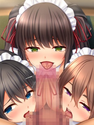 [スタジオ山ロマン (cccpo)] トリプルま●こに挿れ放題!次はメイドで4Pハーレム!～文化祭で巨乳メイドの彼女たちとご奉仕エッチ!～_582