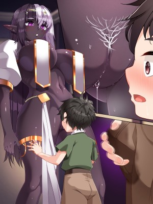 [朝風の雫 (朝風あびす)] 記憶喪失のふたなりダークエルフ神官様に悪戯しているうちに精通してしまったボーイッシュふたレズ村人ちゃんのお話_157