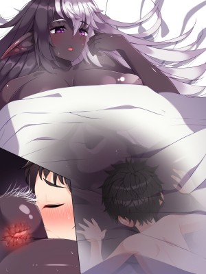 [朝風の雫 (朝風あびす)] 記憶喪失のふたなりダークエルフ神官様に悪戯しているうちに精通してしまったボーイッシュふたレズ村人ちゃんのお話_278