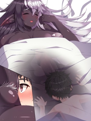 [朝風の雫 (朝風あびす)] 記憶喪失のふたなりダークエルフ神官様に悪戯しているうちに精通してしまったボーイッシュふたレズ村人ちゃんのお話_279