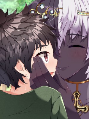 [朝風の雫 (朝風あびす)] 記憶喪失のふたなりダークエルフ神官様に悪戯しているうちに精通してしまったボーイッシュふたレズ村人ちゃんのお話_268