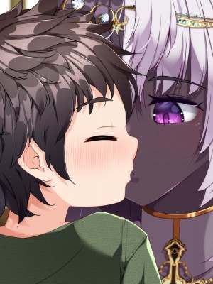 [朝風の雫 (朝風あびす)] 記憶喪失のふたなりダークエルフ神官様に悪戯しているうちに精通してしまったボーイッシュふたレズ村人ちゃんのお話_162