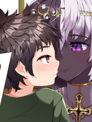 [朝風の雫 (朝風あびす)] 記憶喪失のふたなりダークエルフ神官様に悪戯しているうちに精通してしまったボーイッシュふたレズ村人ちゃんのお話_178