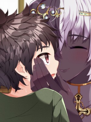 [朝風の雫 (朝風あびす)] 記憶喪失のふたなりダークエルフ神官様に悪戯しているうちに精通してしまったボーイッシュふたレズ村人ちゃんのお話_206