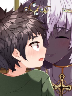 [朝風の雫 (朝風あびす)] 記憶喪失のふたなりダークエルフ神官様に悪戯しているうちに精通してしまったボーイッシュふたレズ村人ちゃんのお話_164