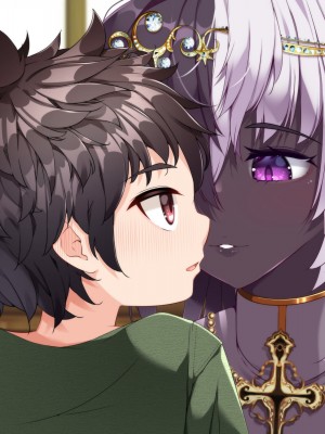 [朝風の雫 (朝風あびす)] 記憶喪失のふたなりダークエルフ神官様に悪戯しているうちに精通してしまったボーイッシュふたレズ村人ちゃんのお話_159