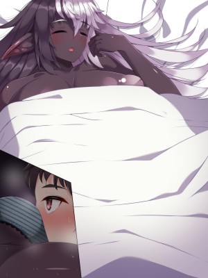 [朝風の雫 (朝風あびす)] 記憶喪失のふたなりダークエルフ神官様に悪戯しているうちに精通してしまったボーイッシュふたレズ村人ちゃんのお話_191