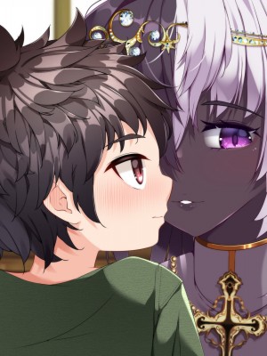 [朝風の雫 (朝風あびす)] 記憶喪失のふたなりダークエルフ神官様に悪戯しているうちに精通してしまったボーイッシュふたレズ村人ちゃんのお話_160