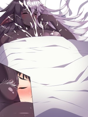 [朝風の雫 (朝風あびす)] 記憶喪失のふたなりダークエルフ神官様に悪戯しているうちに精通してしまったボーイッシュふたレズ村人ちゃんのお話_280