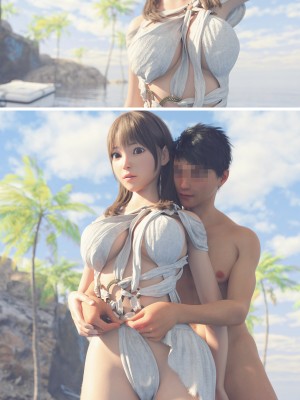 [3D][空色工房] セクハラお兄さんと無人島漂流_0163