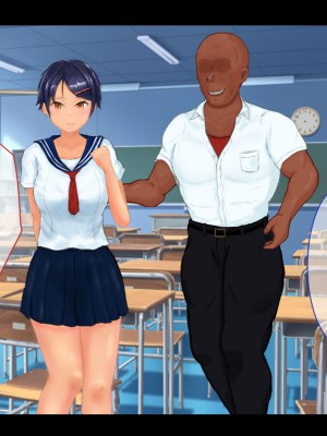 [ブラックしろくま] 脅され彼女 ヤリチン留学生に巨乳陸上部エースが寝取られる話。_007