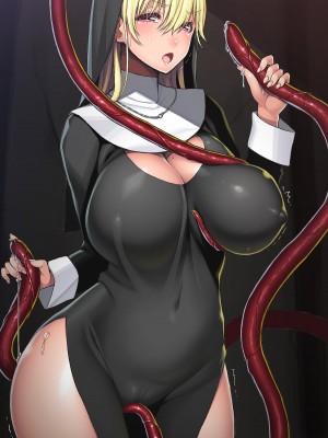 [津路参汰] シスターさんと破廉恥な触手くん_032